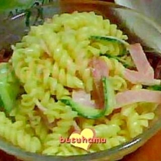 早ゆでパスタで☆ハムマカロニサラダ